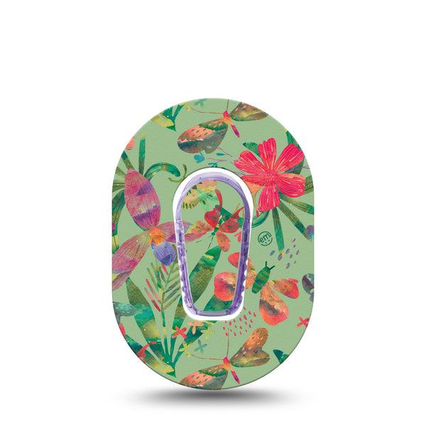 ExpressionMed Garden Butterflies G6 Mini Tape with center sticker