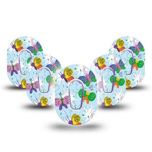 Cute Butterflies G6 Mini Tape 5-Pack with center stickers