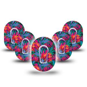 Bold Petals G6 Mini Tape 5-Pack with center stickers
