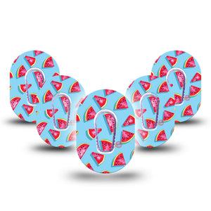 Watermelon Slices G6 Mini Tape 5-Pack with center stickers
