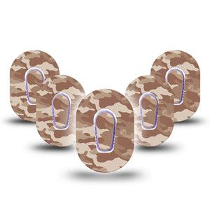 ExpressionMed Desert Camo G6 Mini Tapes 5-Pack Sticker and Tape