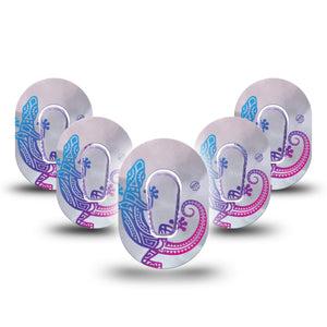 ExpressionMed Ombre Gecko G6 Mini Tapes 5- Pack Sticker and Tape