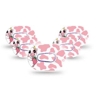 Strawberry Cow G6 Mini Patches 5-Pack Tapes and 5-Pack Stickers