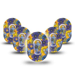 Charming Blooms G6 Mini Tapes with center stickers