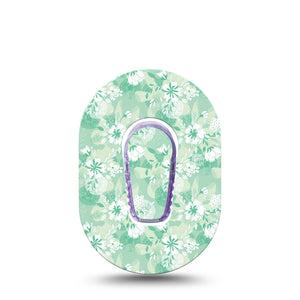 Airy Florals G6 Mini Tape with center sticker