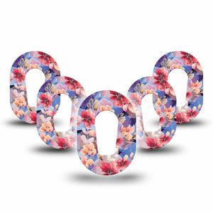 ExpressionMed 5-Pack Magical Blooms Dexcom G6 CGM Patches Tapes
