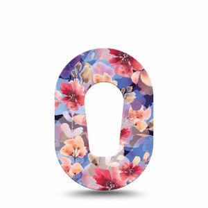 ExpressionMed Magical Blooms Dexcom G6 CGM Patch Single Tape