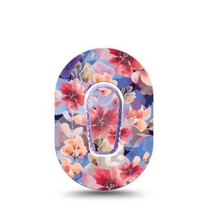 ExpressionMed Magical Blooms Dexcom G6 CGM Patch Single Tape and Sticker