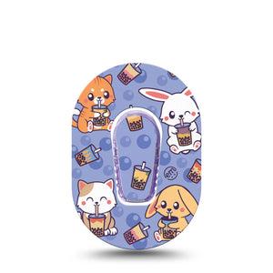 Boda Buddies Dexcom G6 Mini Style Adhesive Patch Single Tape and Sticker