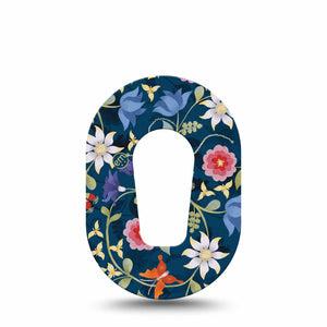 ExpressionMed Floral Folklore Dexcom G6 Mini Tape, Floral Myths Inspired, CGM, Adhesive Tape Design