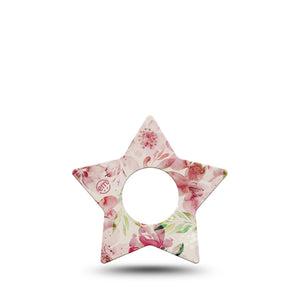 ExpressionMed Ethereal Spring Infusion Set Star Shape 5-Pack Heavenly Essence Overlay Patch Continuous Glucose Monitor Design