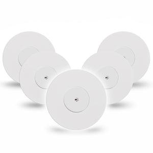 White Libre Tape 5-Pack, Abbott Lingo with Center Stickers