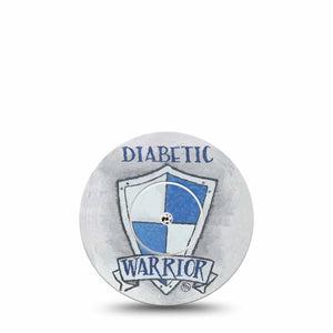 ExpressionMed Grey Diabetic Warrior Libre Tape and Sticker, Abbott Lingo