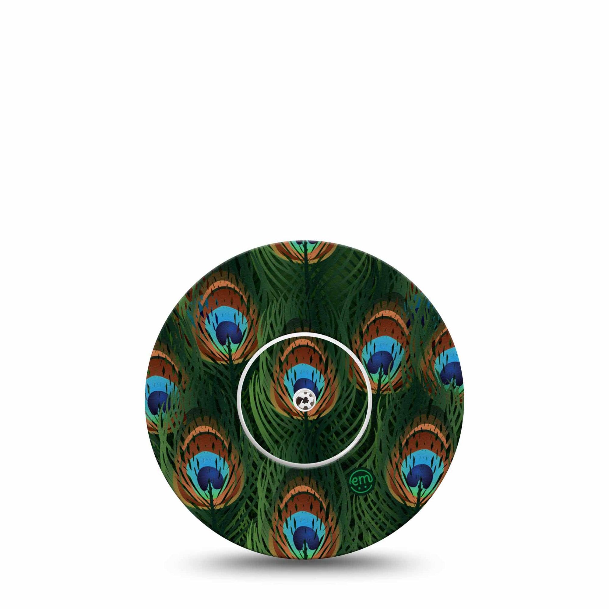 ExpressionMed Peacock Libre Patch, Single Tape and Single Sticker, Abbott Lingo