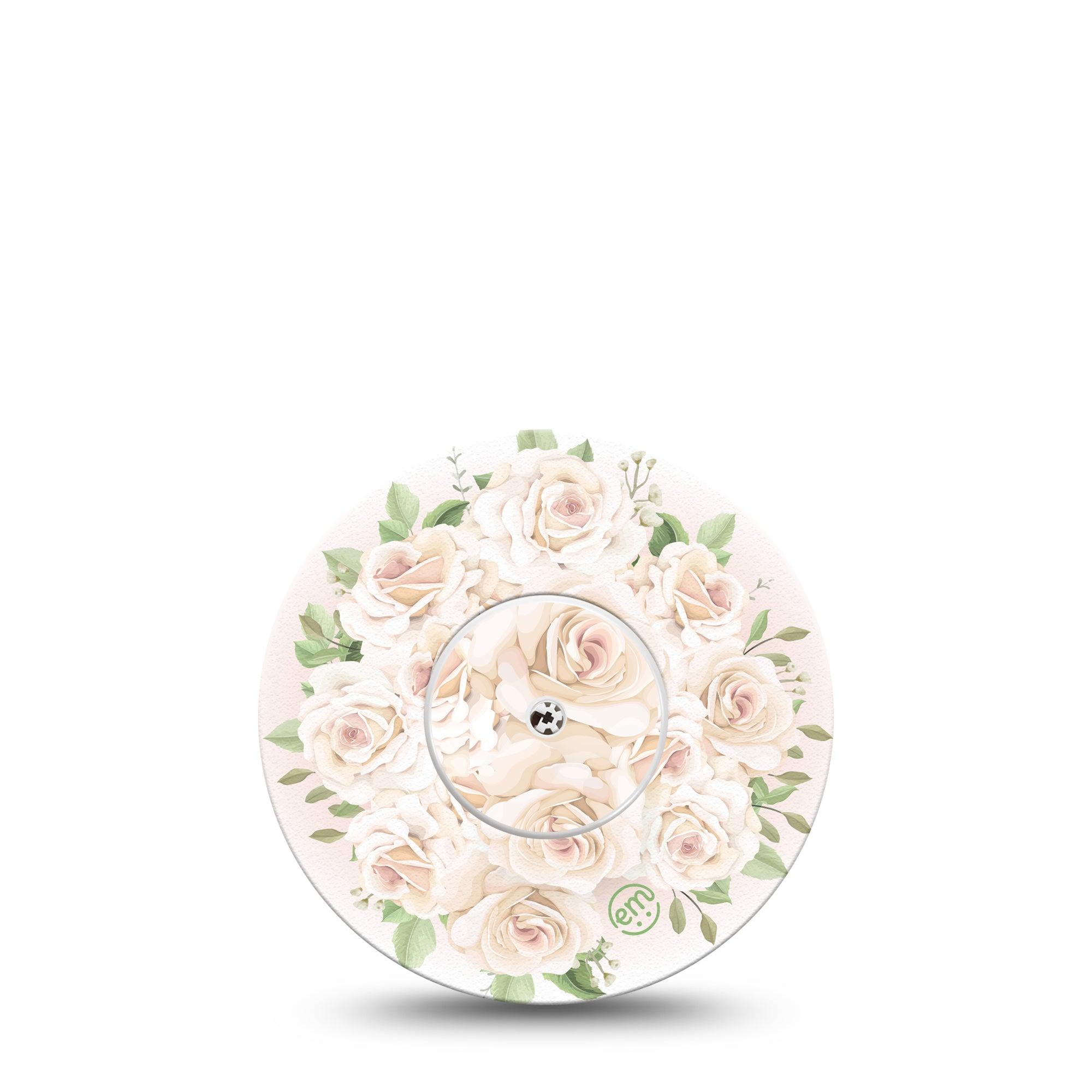 Wedding Bouquet Libre 2 Tape, Single Tape and Single Sticker, Wedding Flowers Themed, CGM Overlay Patch Design, Abbott Lingo