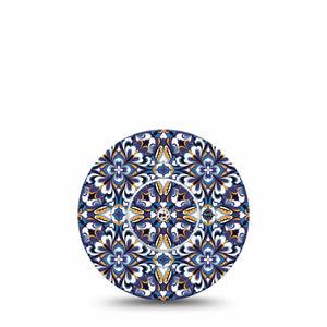 ExpressionMed Moroccan Tile Libre 2 Tape, Single Tape and Single Sticker, Geometric Patterns Inspired, CGM Overlay Patch Design, Abbott Lingo