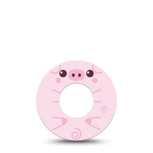 ExpressionMed Strawberry Piglet Freestyle Libre and Libre 2 Plus Tape, Abbott Lingo, Single Tape Piglet Treats Fixing Ring Tape Continuous Glucose Monitor Design