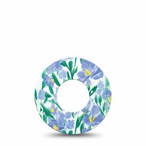 ExpressionMed Hyacinths Freestyle Libre Single fragrant hyacinths, early spring bloome Fixing Ring Tape Continuous Glucose Monitor Design, Abbott Lingo