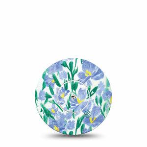 ExpressionMed Hyacinths Freestyle Libre Single Tape and Sticker fragrant hyacinths, early spring bloome Fixing Ring Tape Continuous Glucose Monitor Design, Abbott Lingo