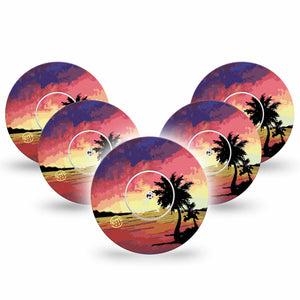 Libre Sunset Cover 5-Pack tape and stciker, Abbott Lingo
