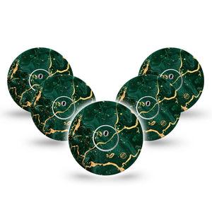 Green & Gold Marble Libre 3 Tape