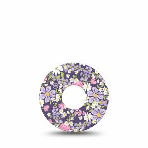 ExpressionMed Bows and Ribbons Dexcom G7 Flower Shape Tape, Dexcom Stelo Glucose Biosensor System, Single Tape Pink Ribbon Bows, Adhesive Tape CGM Design