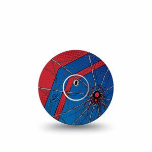 ExpressionMed Spider Man Freestyle Libre 3 and Libre 3 Plus Tape Single Tape and Single Sticker Marvel Spiderman, Adhesive Tape Continuous Glucose Monitor Design