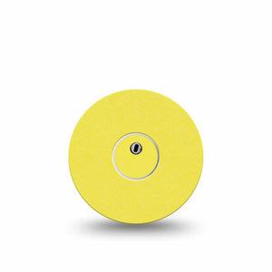 ExpressionMed Butter Yellow Freestyle Libre 3 and Libre 3 Plus Tape, Single Tape and Single Sticker Basic Color, Adhesive Tape Continuous Glucose Monitor Design