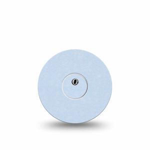 ExpressionMed Light Wash Jeans Freestyle Libre 3 and Libre 3 Plus Tape, Single Tape and Single Sticker Solid Light Blue, Adhesive Tape Continuous Glucose Monitor Design
