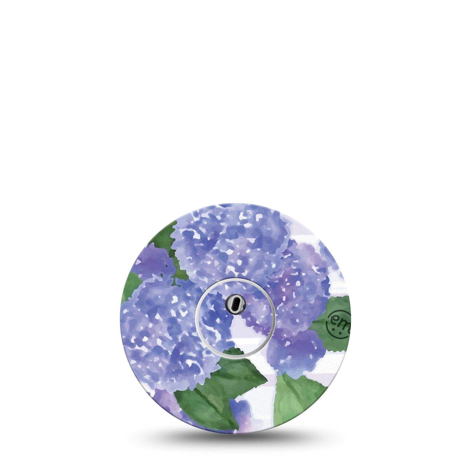 ExpressionMed Lavender Flowers Freestyle Libre 3 and Libre 3 Plus Tape Single Tape and Single Sticker Watercolored Floral Inspired, Adhesive Tape Continuous Glucose Monitor Design
