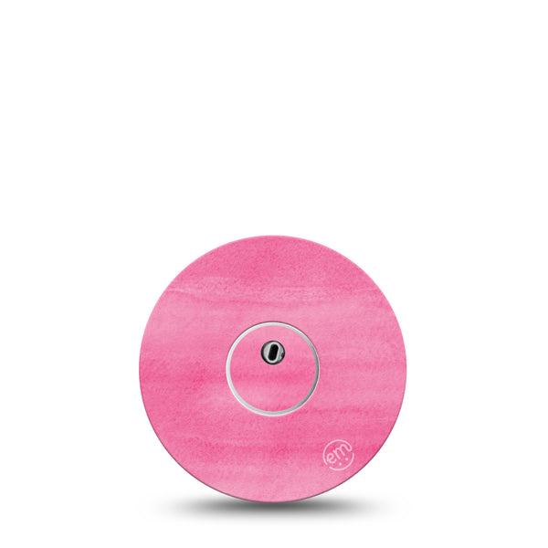 ExpressionMed Pink Horizon Freestyle Libre 3 and Libre 3 Plus Tape, Single Tape + Single Sticker Brushed Pink Themed, Adhesive Tape Continuous Glucose Monitor Design
