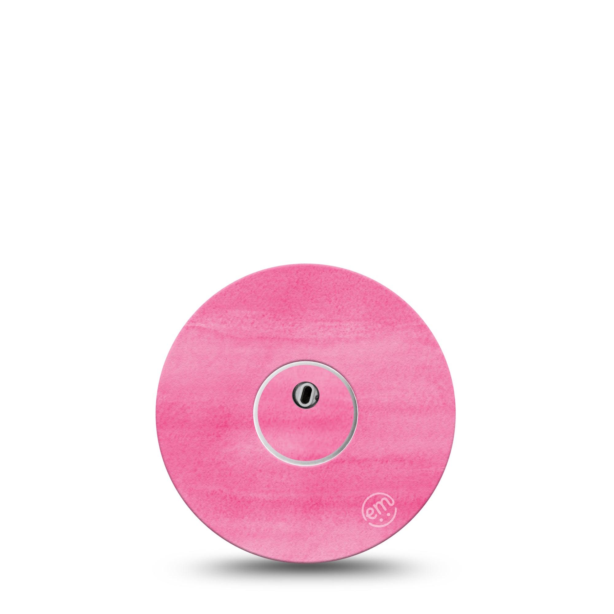 ExpressionMed Pink Horizon Freestyle Libre 3 and Libre 3 Plus Tape, Single Tape + Single Sticker Brushed Pink Themed, Adhesive Tape Continuous Glucose Monitor Design