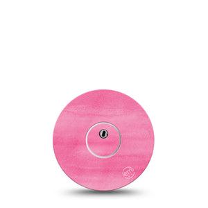 ExpressionMed Pink Horizon Freestyle Libre 3 and Libre 3 Plus Tape, Single Tape + Single Sticker Brushed Pink Themed, Adhesive Tape Continuous Glucose Monitor Design