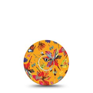 ExpressionMed Buzzing Wings Freestyle Libre 3 and Libre 3 Plus Tape, Single Tape and Single Sticker Delicate Butterflies, Adhesive Tape Continuous Glucose Monitor Design