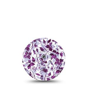 ExpressionMed Textured Petals Freestyle Libre 3 and Libre 3 Plus Tape, Single Tape and Single Sticker Textured Floral Artwork Themed, Adhesive Tape Continuous Glucose Monitor Design