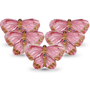 ExpressionMed Pink Paint Butterfly Freestyle Libre 3 and Libre 3 Plus Butterfly, 5-Pack Tape and 5-Pack Sticker paint stroke design Waterproof Sensor Cover for Continuous Glucose Monitor