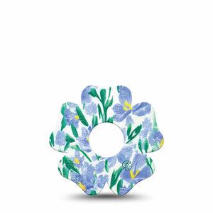 ExpressionMed Hyacinths Freestyle Libre 3 Flower Shape Single fragrant hyacinths, early spring bloome Adhesive Tape CGM Design