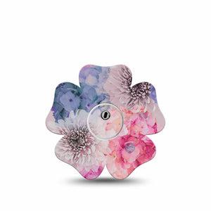 ExpressionMed Bloom Town Freestyle Libre 3 Flower Shape Single Blossom Haven Adhesive Tape CGM Design