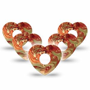 Rustic Marble Libre 3 Heart Tape