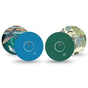 ExpressionMed Seaside Pines Variety Pack Freestyle Libre 3 and Libre 3 Plus Sticker and Tape  Animal Life, Vinyl Sticker and Tape Pairing CGM Design