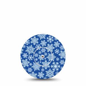 Snowflake Libre Cover, Abbott Lingo with center sticker