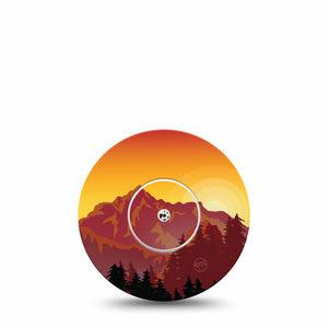 Sunset Mountain Libre Cover, Abbott Lingo Single Tape and Sticker