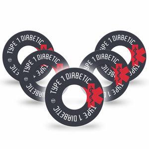 ExpressionMed Diabetes Alert Libre Cover 5-Pack, Abbott Lingo