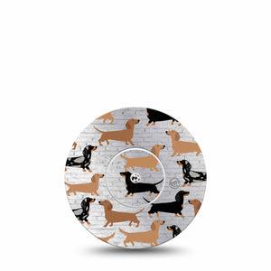 Daschunds Libre Patch, Abbott Lingo Tape and Sticker