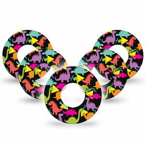 ExpressionMed Delightful Dinos Libre Overpatch 5-Pack, Abbott Lingo