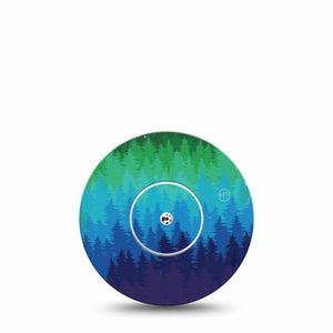 ExpressionMed Pine Trees Libre Patch, Abbott Lingo Single Tape and Sticker