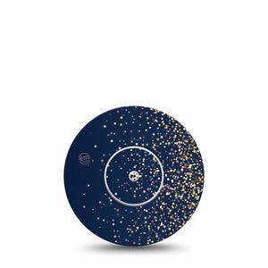 ExpressionMed Gold Sparkles Libre Tape, Abbott Lingo single tape and sticker