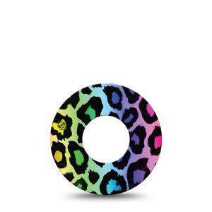 ExpressionMed Multicolor Cheetah Print Freestyle Libre CGM Single Tape ExpressionMed, Abbott Lingo