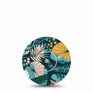 ExpressionMed Colorful Jungle Tropics Libre Cover, Abbott Lingo Single Tape and Sticker