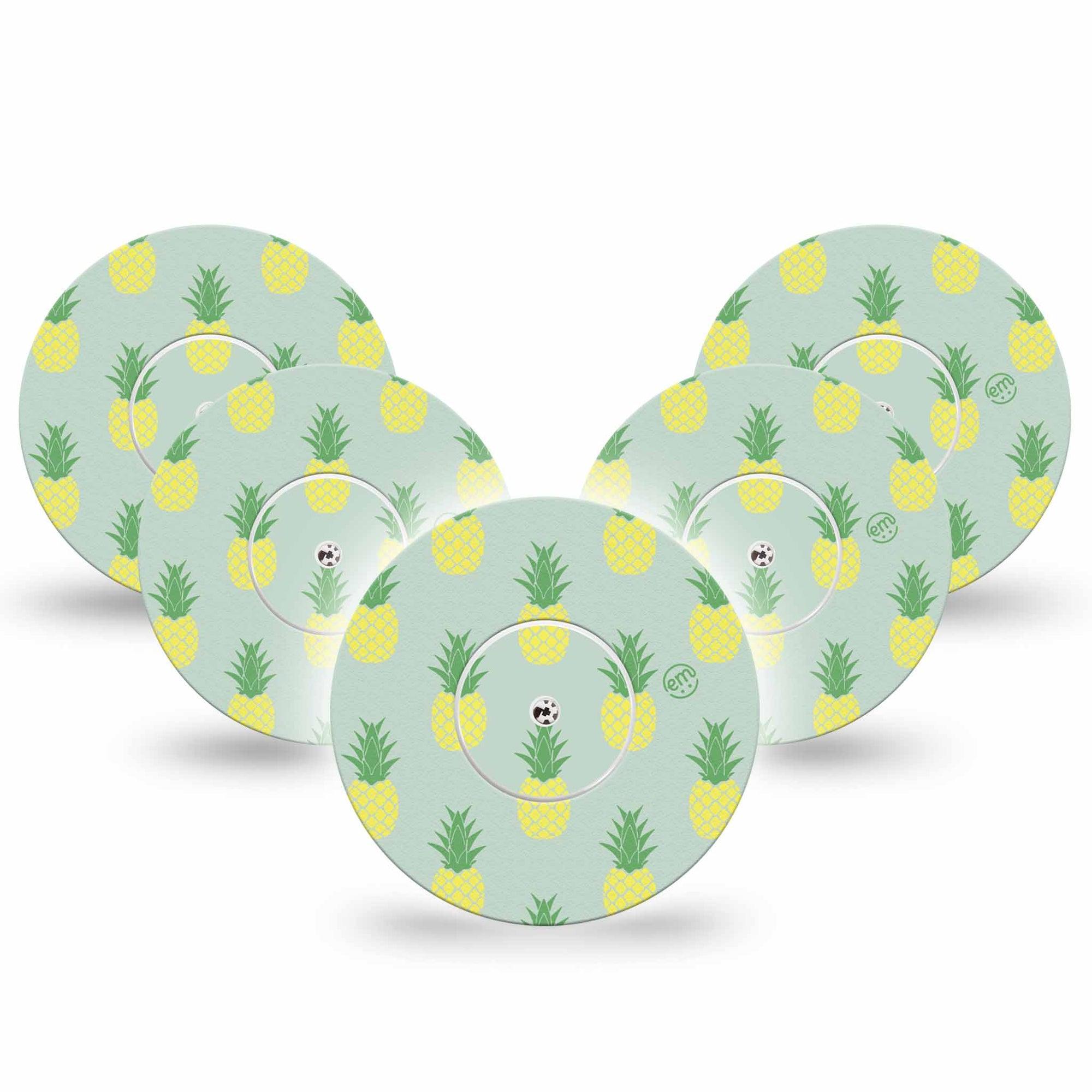 Vintage Pineapple Libre Patch 5-Pack, Abbott Lingo Tape and Sticker